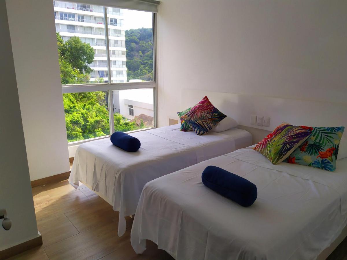 Apartamento Departamento con Preciosa Vista al Mar en Acapulco Diamante Exterior foto